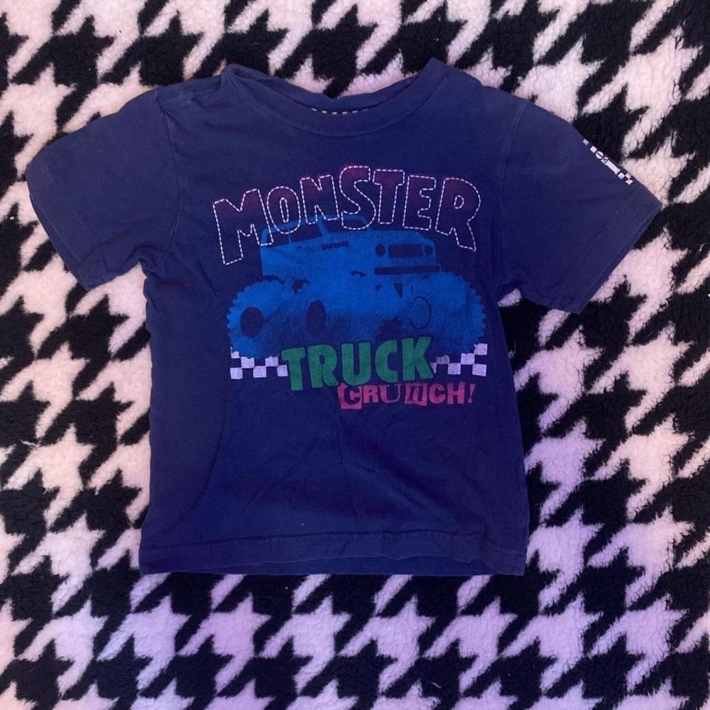 monster truck baby tee